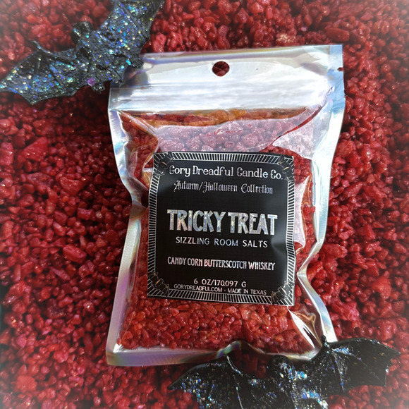 Tricky Treat Sizzling Room Salt Potpourri: Candy Corn Butterscotch Whiskey Scent - Picture 1 of 10